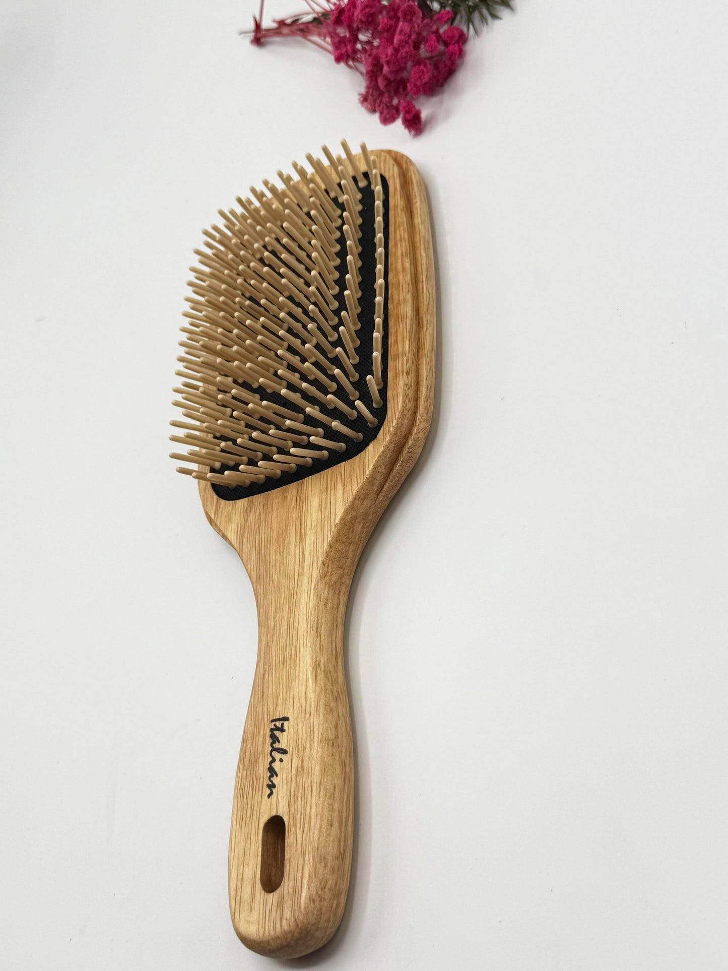 Italian XL Wooden Paddle Hair Brush