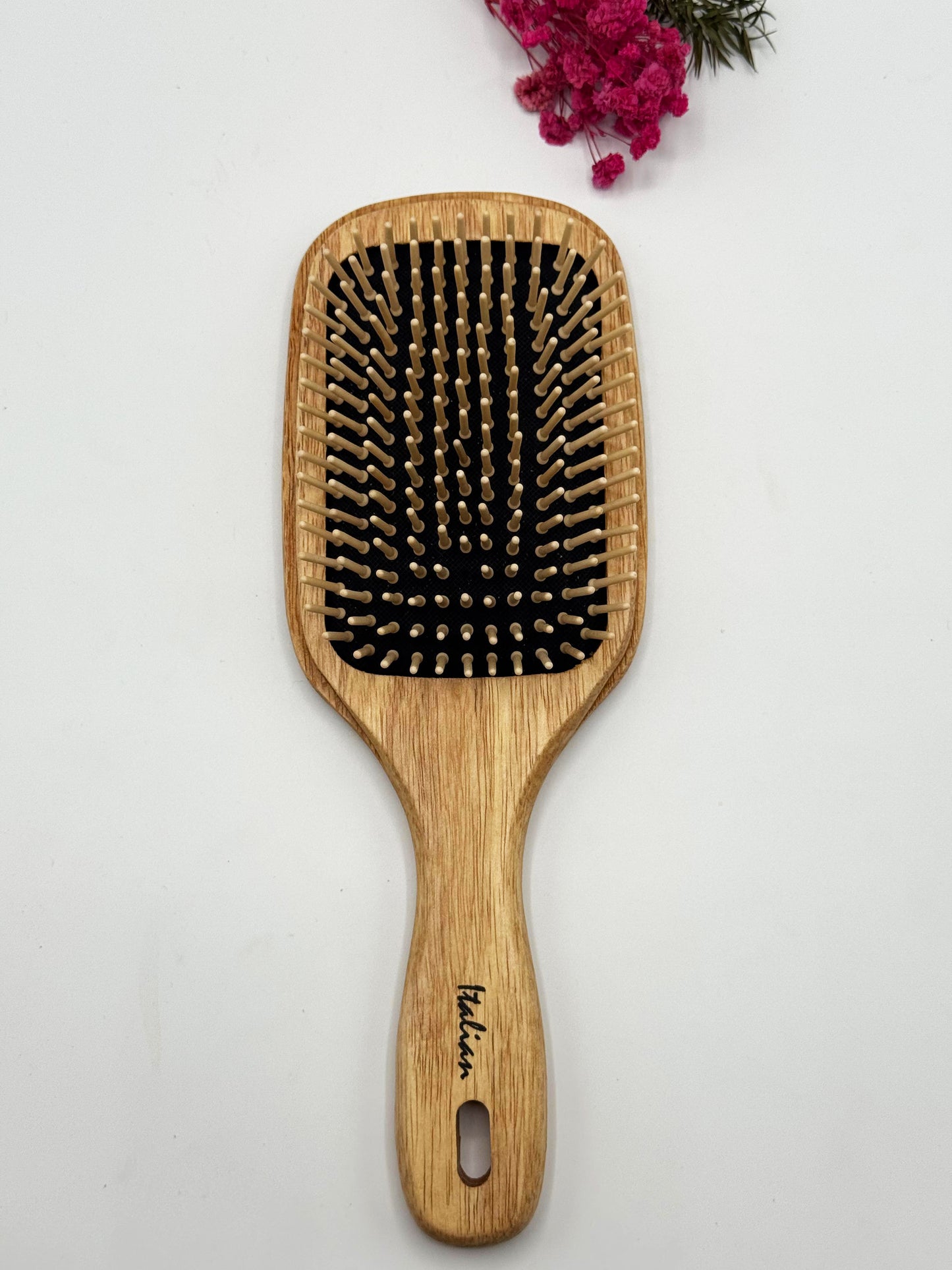 Italian XL Wooden Paddle Hair Brush
