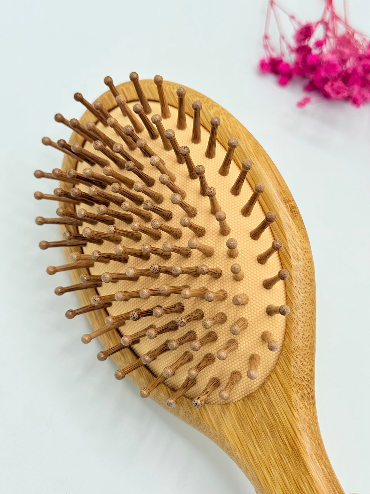 Bamboo Wooden Hair Brush – Natural Detangling & Scalp Massage Brush