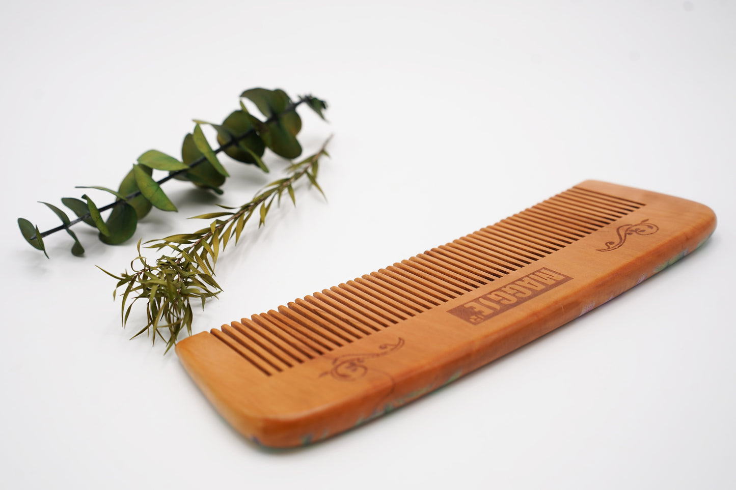 Healthy Hair Wooden Comb Kit - Promotes Scalp Health & Smooth Hair