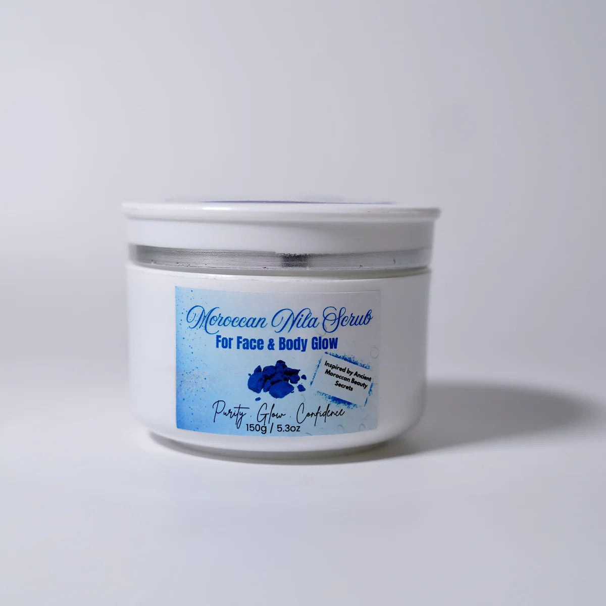 Moroccan Nila Face & Body Scrub – 150g | Brightening, Purifying & Glow Boosting