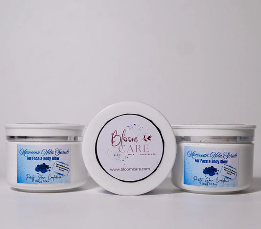 Moroccan Nila Face & Body Scrub – 150g | Brightening, Purifying & Glow Boosting