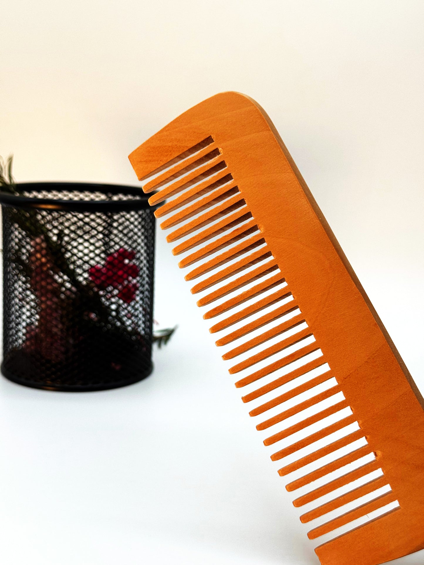 Anti Frizz Wooden Comb Set - Fine , Wide & Dual Teeth